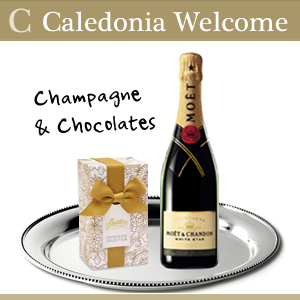 Champagne and Chocolates Welcome at Caledonia House Ireland - Luxury Vacation Home Rental in South West Ireland